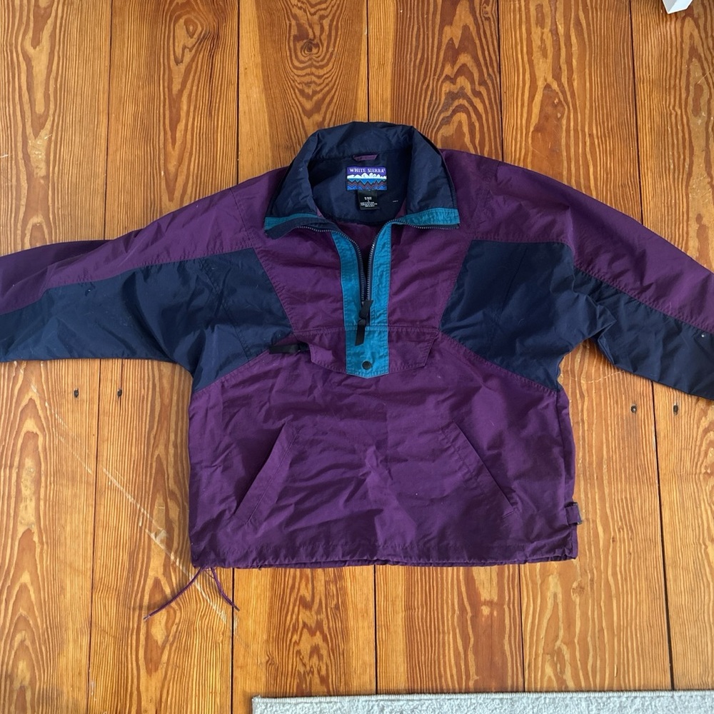 Purple and blue White Sierra vintage windbreaker